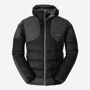 Куртка Eddie Bauer Mens Downlight Hooded Field Jacket BLACK