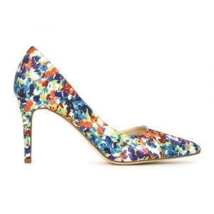 Туфли JustFab Womens Isabeli White Multi