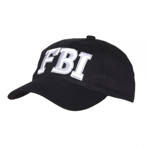 Кепка Baseball Cap FBI Gold Black