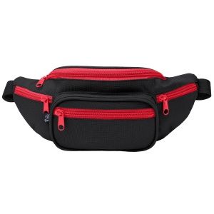 Сумка Brandit Waist belt bag Black-red