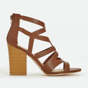 Босоножки JustFab Womens Constanza Cognac