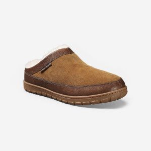 Тапочки Eddie Bauer Mens Shearling Scuff TAN