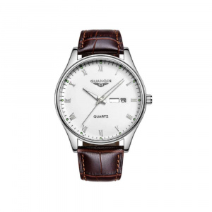 Часы Guanqin Silver-White-Brown GQ11006 CL