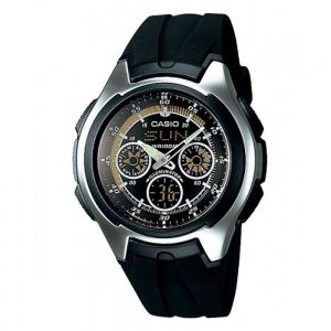 Часы Casio AQ-163W-1B1VDF Black