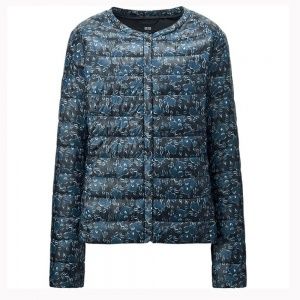 Куртка Uniqlo Women Ultra Light Down Compact Printed Blue