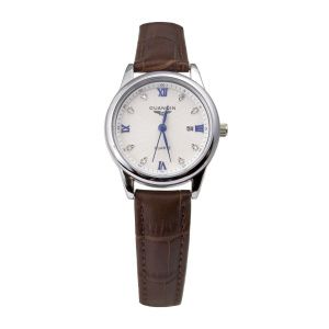 Часы Guanqin Silver-White-Brown GQ80007-1A CL