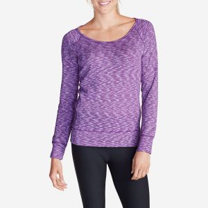 Футболка Eddie Bauer Womens Sightseeker LS AMETHYST
