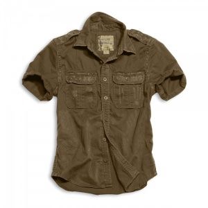 Рубашка Surplus Raw Vintage Shirt Brown