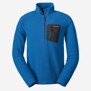 Кофта Eddie Bauer Mens Cloud Layer Pro Fleece  Pullover ASCENT BLUE