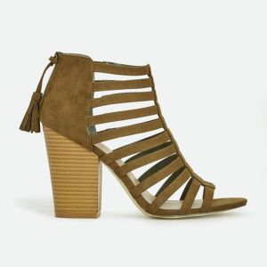 Босоножки JustFab Womens Romina Olive