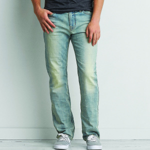 Джинсы AEO Extreme Flex Original Straight LT WASH