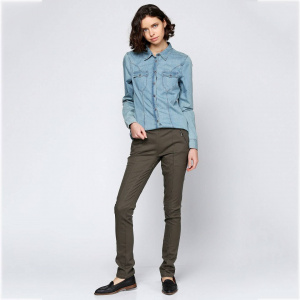 Джинсы женские Geox W2430Q MID BROWN