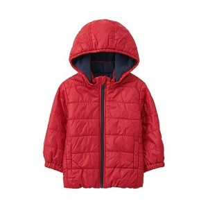 Куртка Uniqlo toddler body warm lite full-zip Red