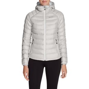 Куртка Eddie Bauer Womens Downlight StormDown Hooded Jacket FROST GRAY