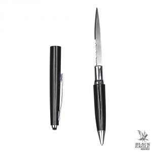 Тактическая ручка Rothco Pen & Knife Combo Black