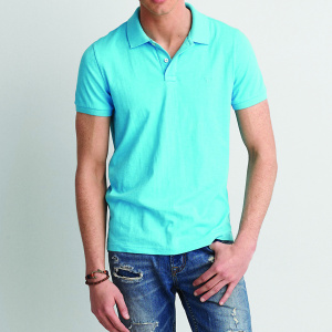 Поло AEO Classic Fit Jersey BLUE