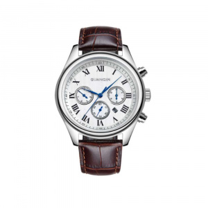 Часы Guanqin Silver-White-Brown GQ25 CL