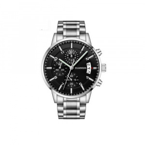 Часы Guanqin Silver-Black-Silver GS19093 CS