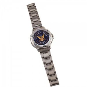 Часы Rothco Navy Logo Watch / Chrome stainless Steel