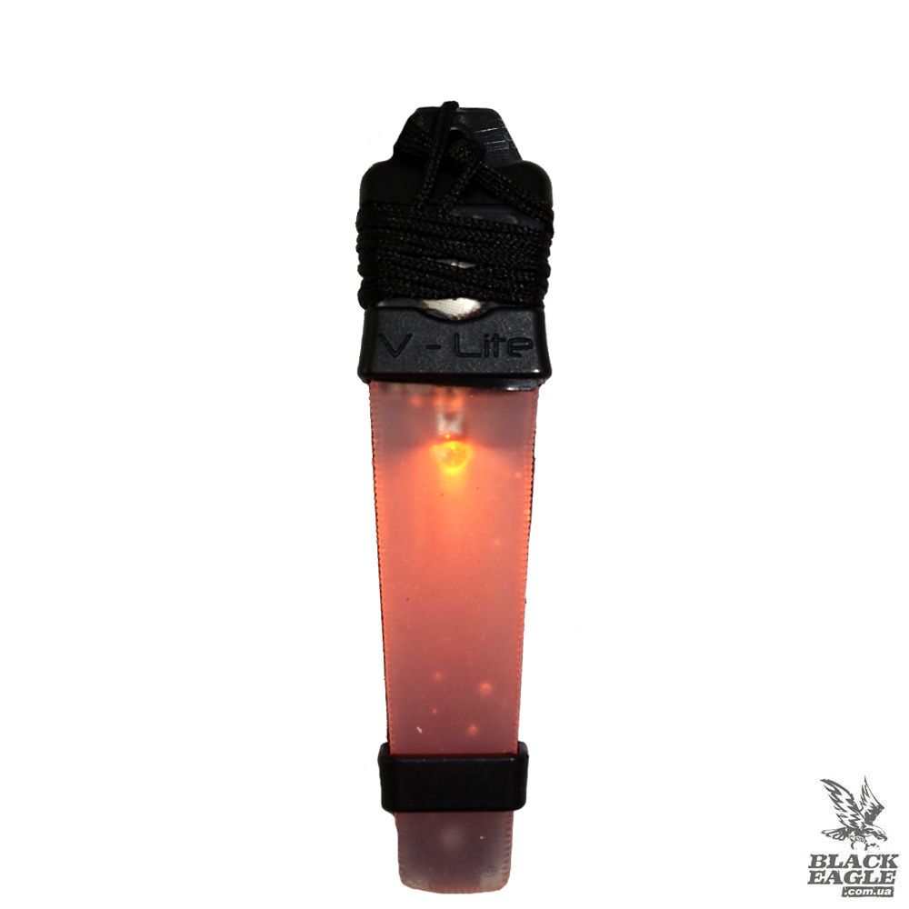 Фонарик FMA Velcro Safty Lite Orange Light Black