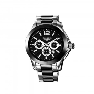 Часы Guanqin Black-Black-SilverBlack GQ50026 CS