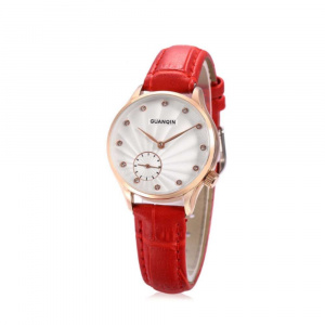 Часы Guanqin Gold-White-Red GS19052 CL