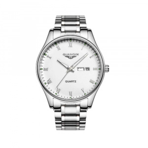 Часы Guanqin Silver-White-Silver GQ11006 CS