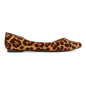 Балетки JustFab Womens Chevonne Leopard