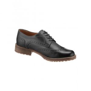 Туфли Eddie Bauer Womens Leather Lace-Up Shoes BLACK