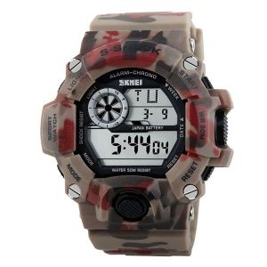 Часы Skmei 1019 Red Camouflage BOX