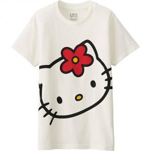 Футболка Uniqlo Women Sanrio Graphic WHITE
