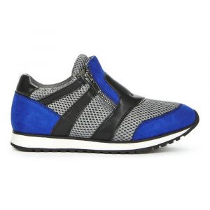 Кроссовки JustFab Womens Tysen Cobalt Black