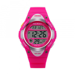 Часы Skmei 1077 Hot Pink BOX