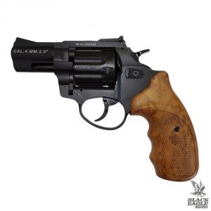 Револьвер под патрон Флобера STALKER 4 мм 2,5 Black (корич. рук.)