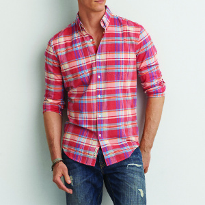 Рубашка AEO Mandras Button Down PINK