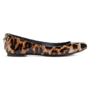 Балетки JustFab Womens Evangelista Leopard