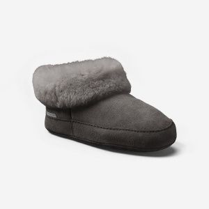 Тапочки Eddie Bauer Womens Shearling Boot Slippers SMOKE
