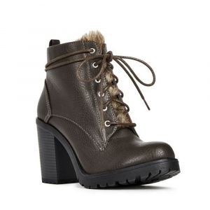 Ботильоны JustFab Womens Chylsea Taupe