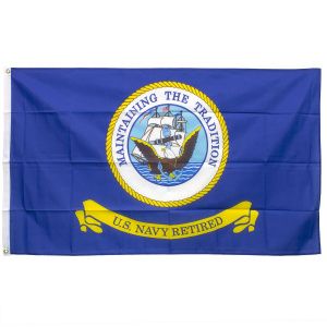 Флаг United States Navy Petired (3*5)