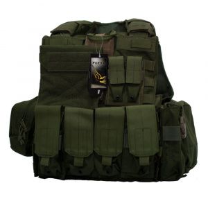 Бронежилет Flyye Force Recon Vest with Pouch Set Ver.MAR Olive