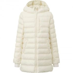Куртка Uniqlo girls light warm padded coat White