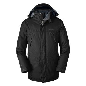 Куртка Eddie Bauer Mens Rainfoil Insulated Parka BLACK