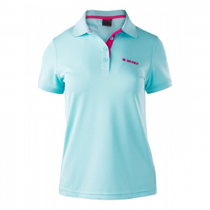 Футболка поло Hi-Tec Lady Site AQUA SPLASH/FUCHSIA PURPLE